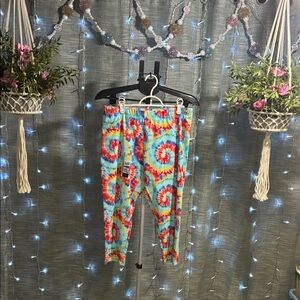 NoBo Colorful Tie-Dye Leggings NWT